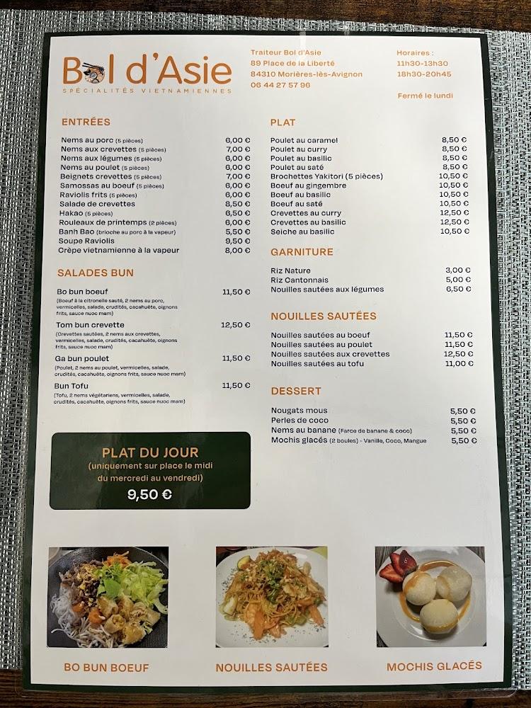 Restaurant Bol d'Asie - Menu Image 2
